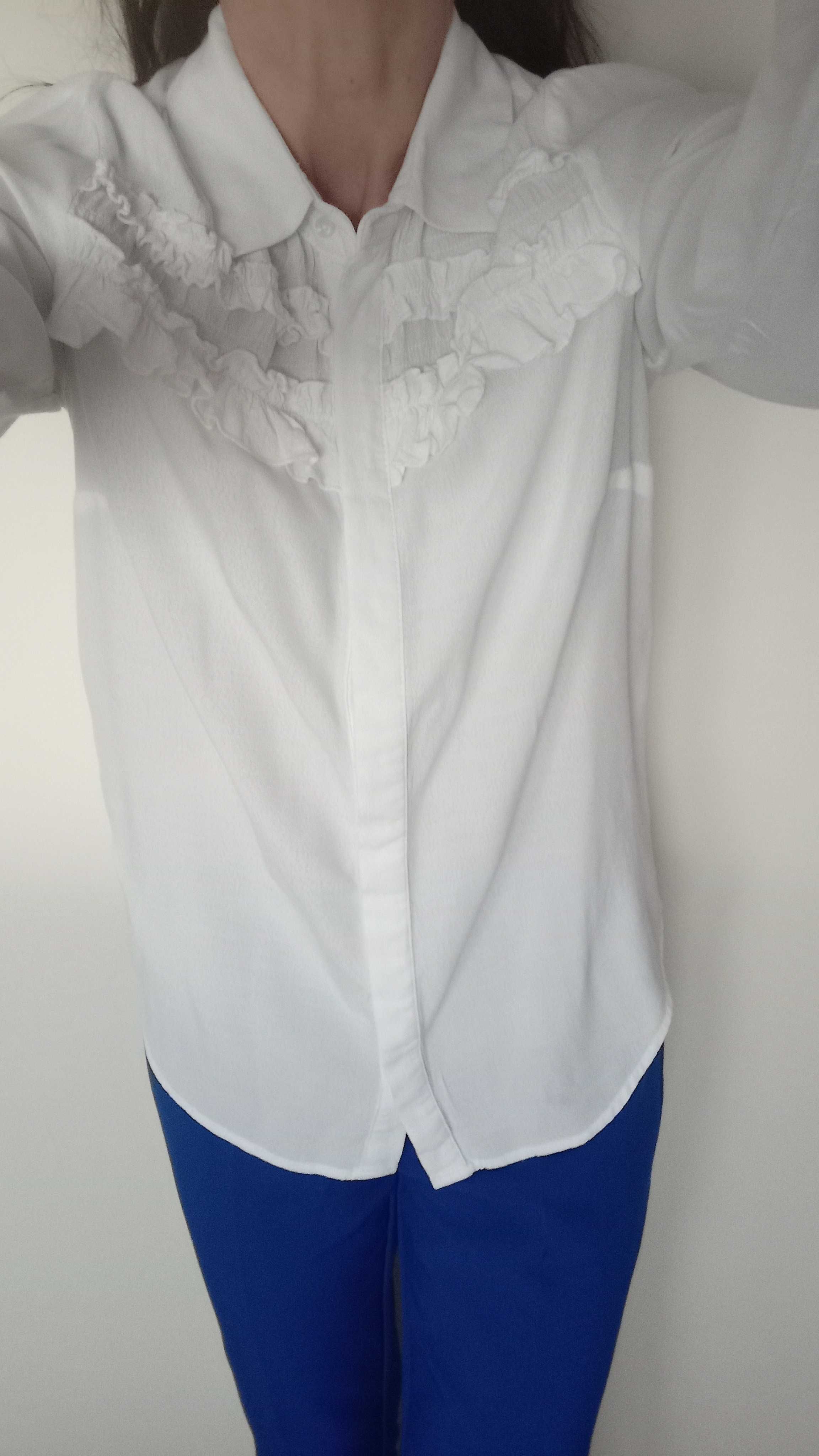 Koszula bluzka biała eleganckarozm 36 Orsay