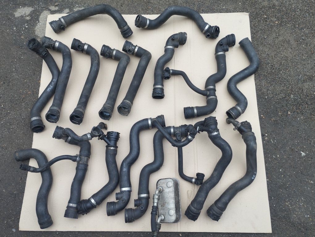 Передня панель радіатор вентилятор бмв е46 патрубок BMW e46