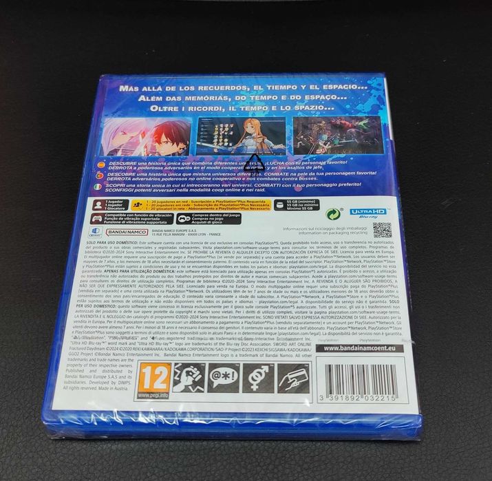 Sword Art Online Fractured Daydream ps5