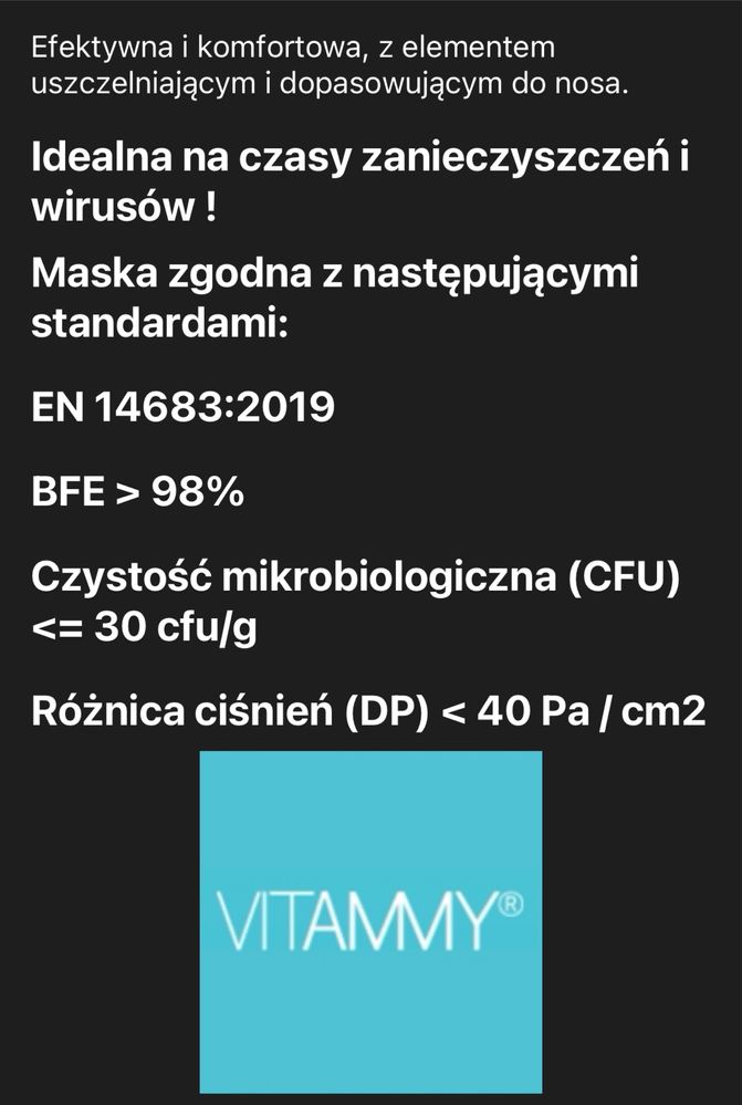 Zestaw maseczek 10x50 szt. / 3 zł za op./ Vitammy Jakość premium