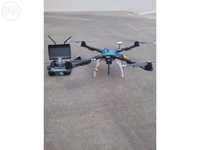 Drone quadcopter completo DJI E 600 com 80cm, naza v2 + video