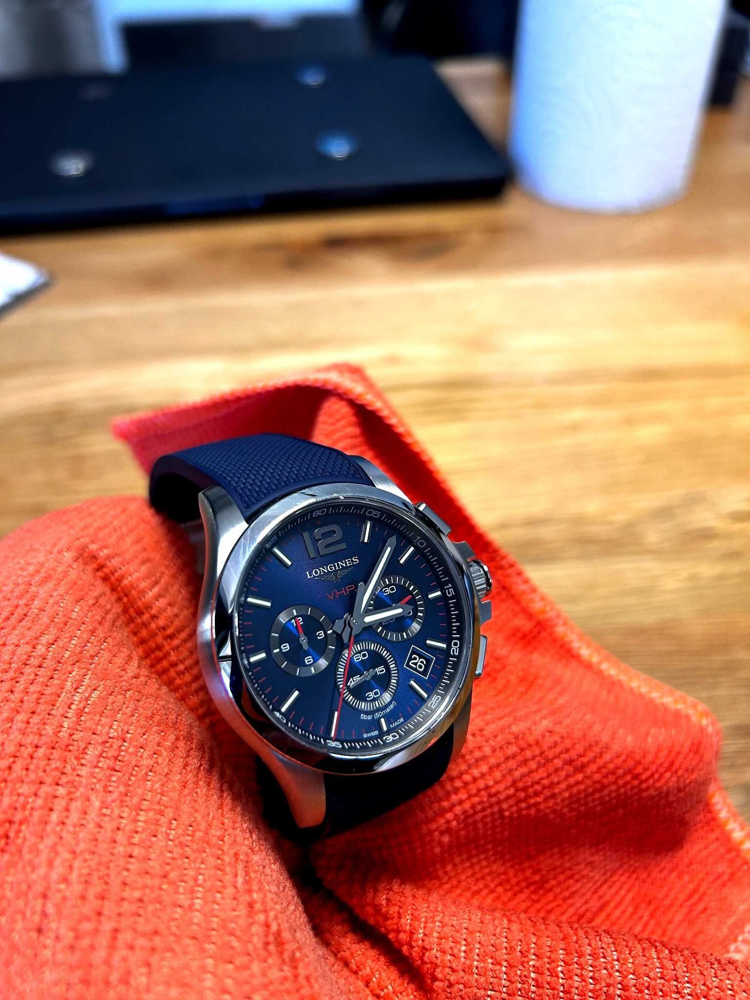 Longines Longines Conquest
V.h.p. | Blue Dial | Rubber |