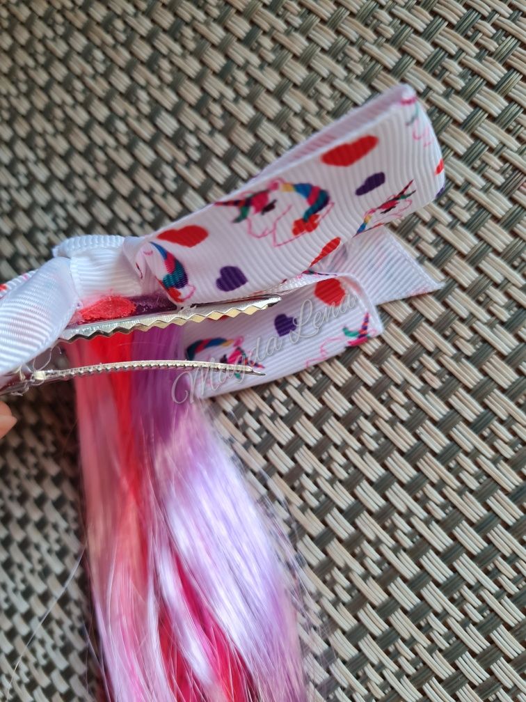 Spinka jojo siwa Nickelodeon tęczowe włosy kolorowe różowe