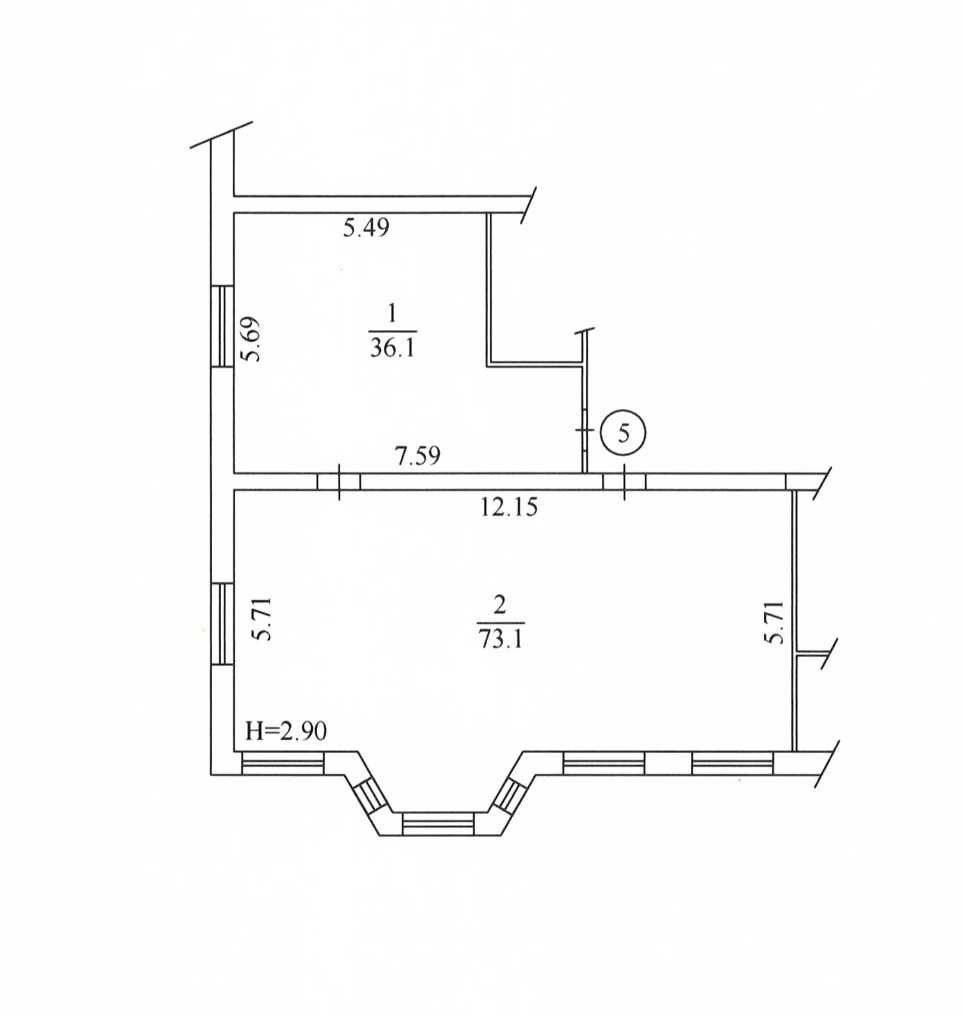 Продаж комерційного приміщення. 109,2 м.кв. Вишгород, вул. Набережна