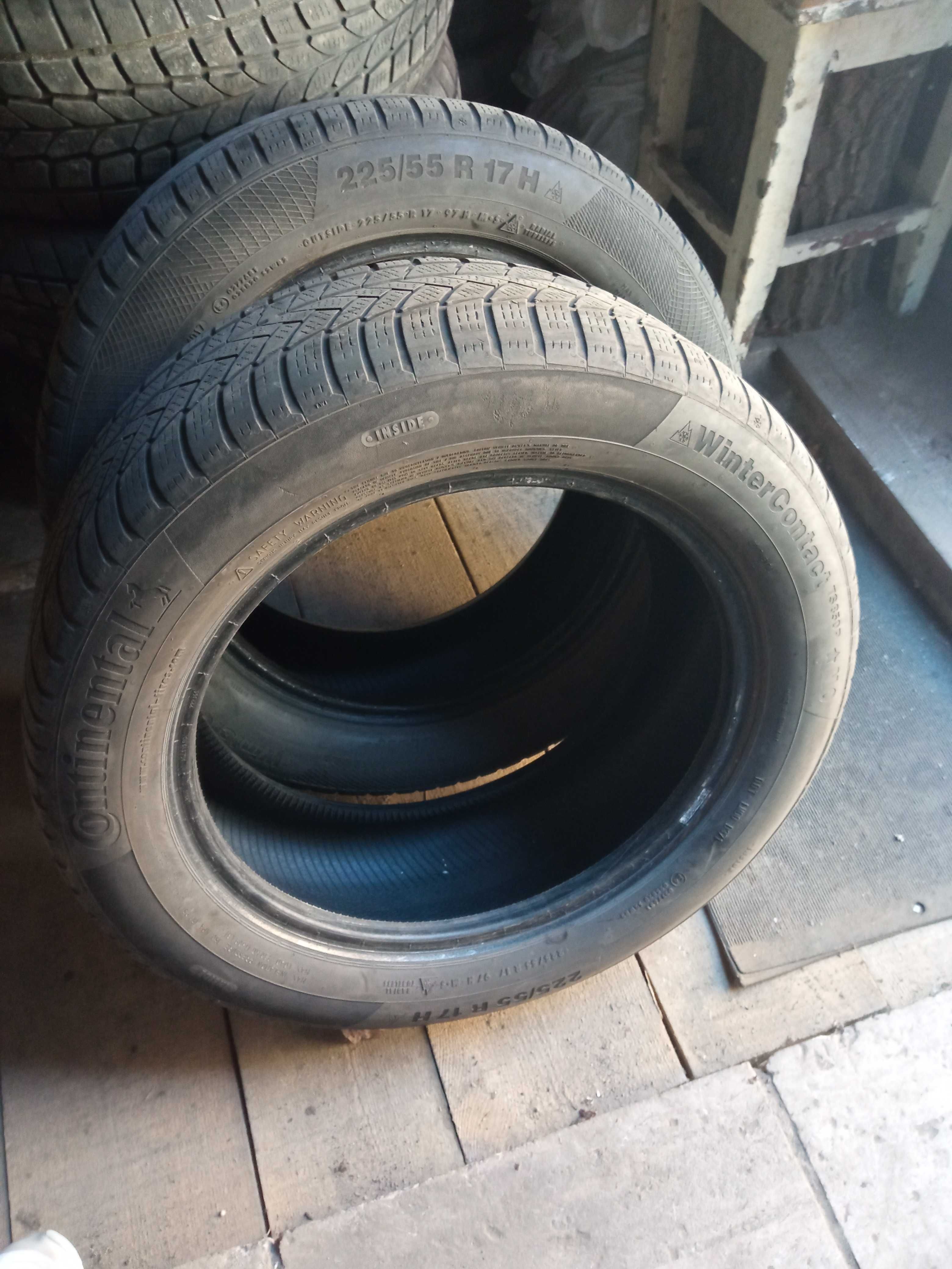 225/55 r17 Continental Winter Contact TS 850 зимняя резина пара зима