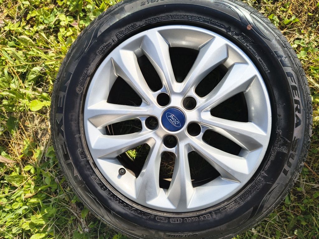 Felgi aluminiowe 5x108 16" FORD 63.3 z oponami letnimi NEXEN NFERA SU1