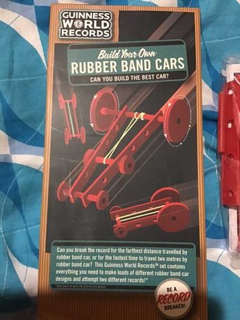 Конструктор guinness world records rubber band cars машина іграшка