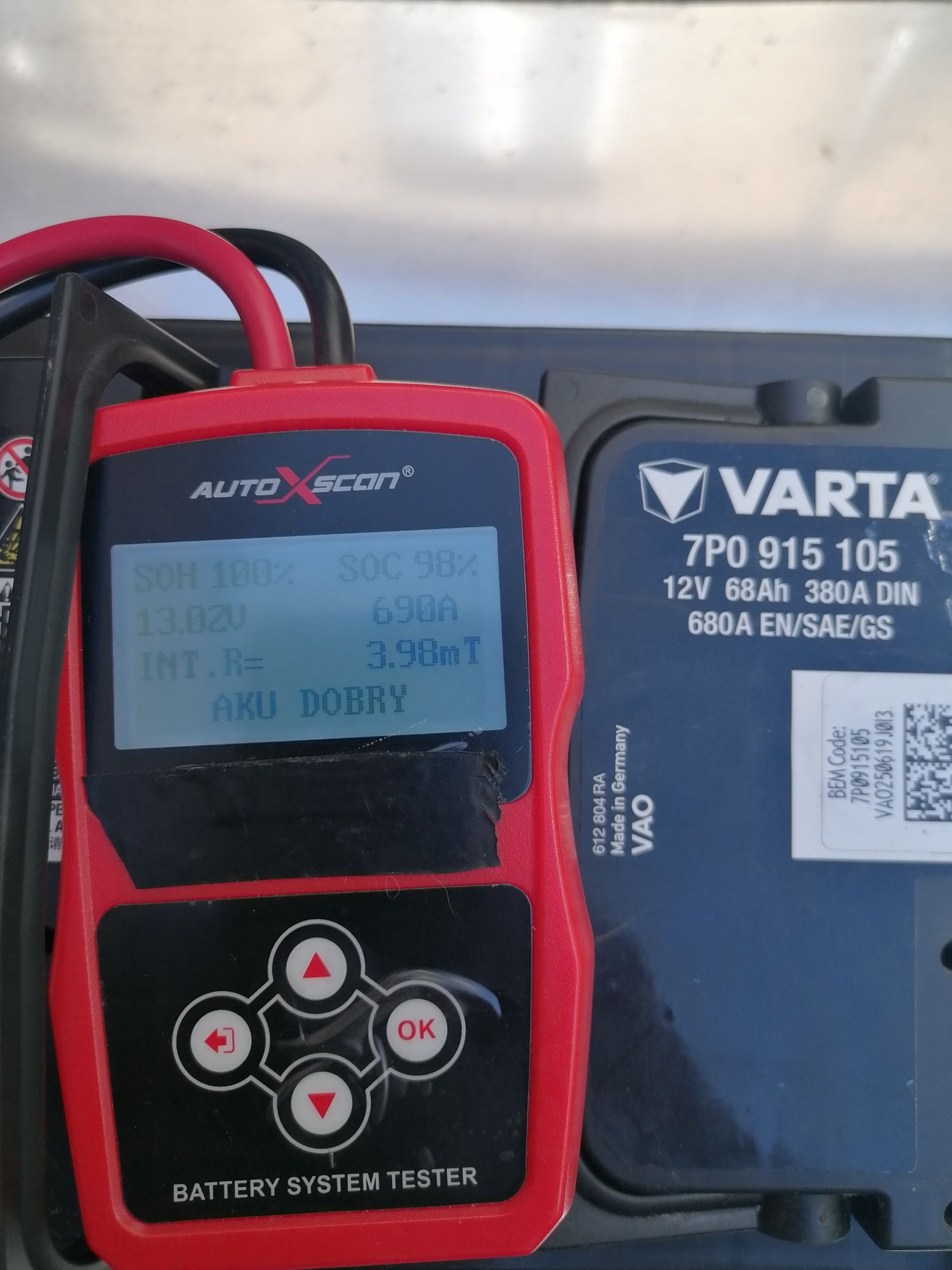 Akumulator Varta AGM 68Ah 680A
