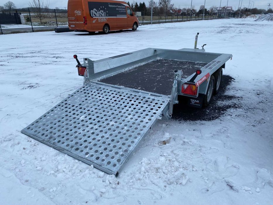 Przyczepa pod MINIKOPARKE TEMARED 2700KG DMC 260x153cm trap C. BRUTTO