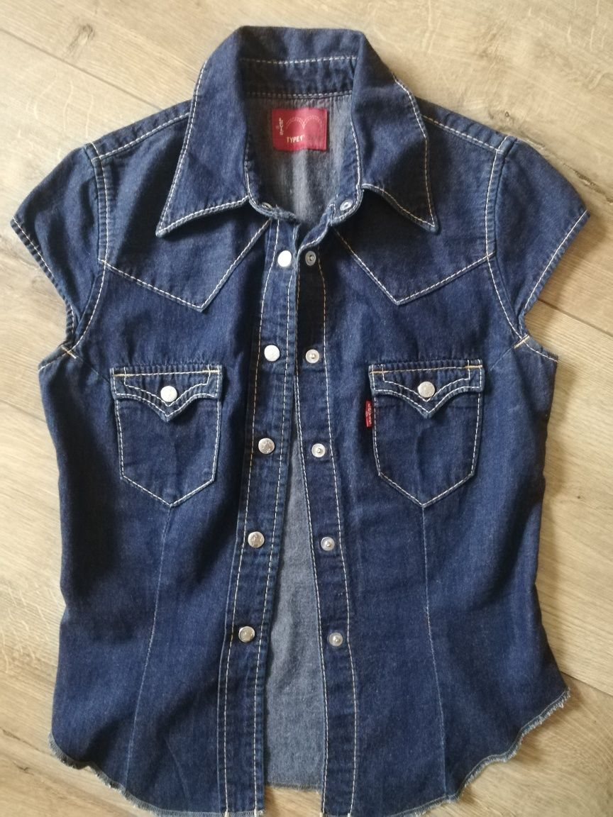 Koszula dziewczęca jeans Levis  roz S