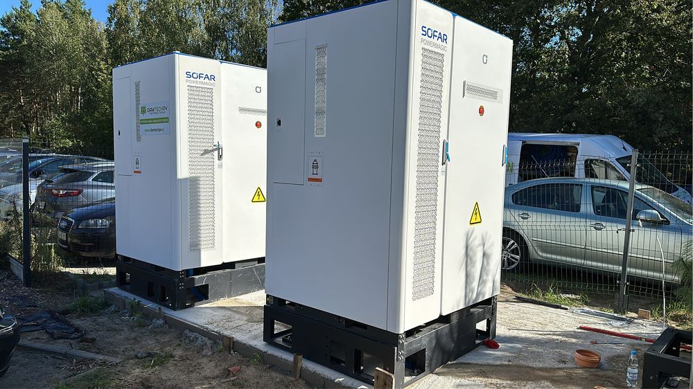 Przemysłowy komercyjny magazyn energii fotowoltaika EMS system zarządz