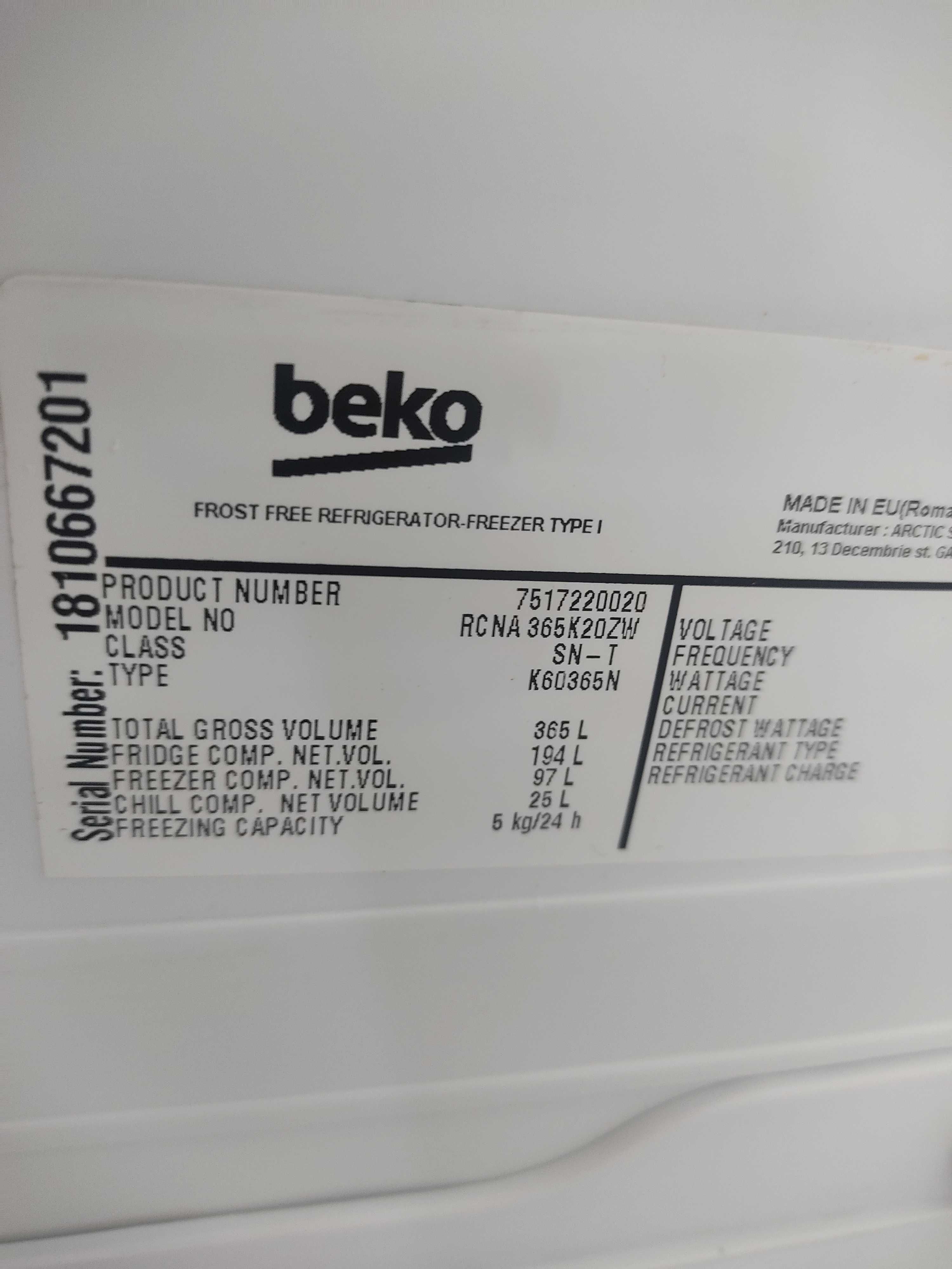 Elektronika lodówki Beko RCNA_365_K20ZW