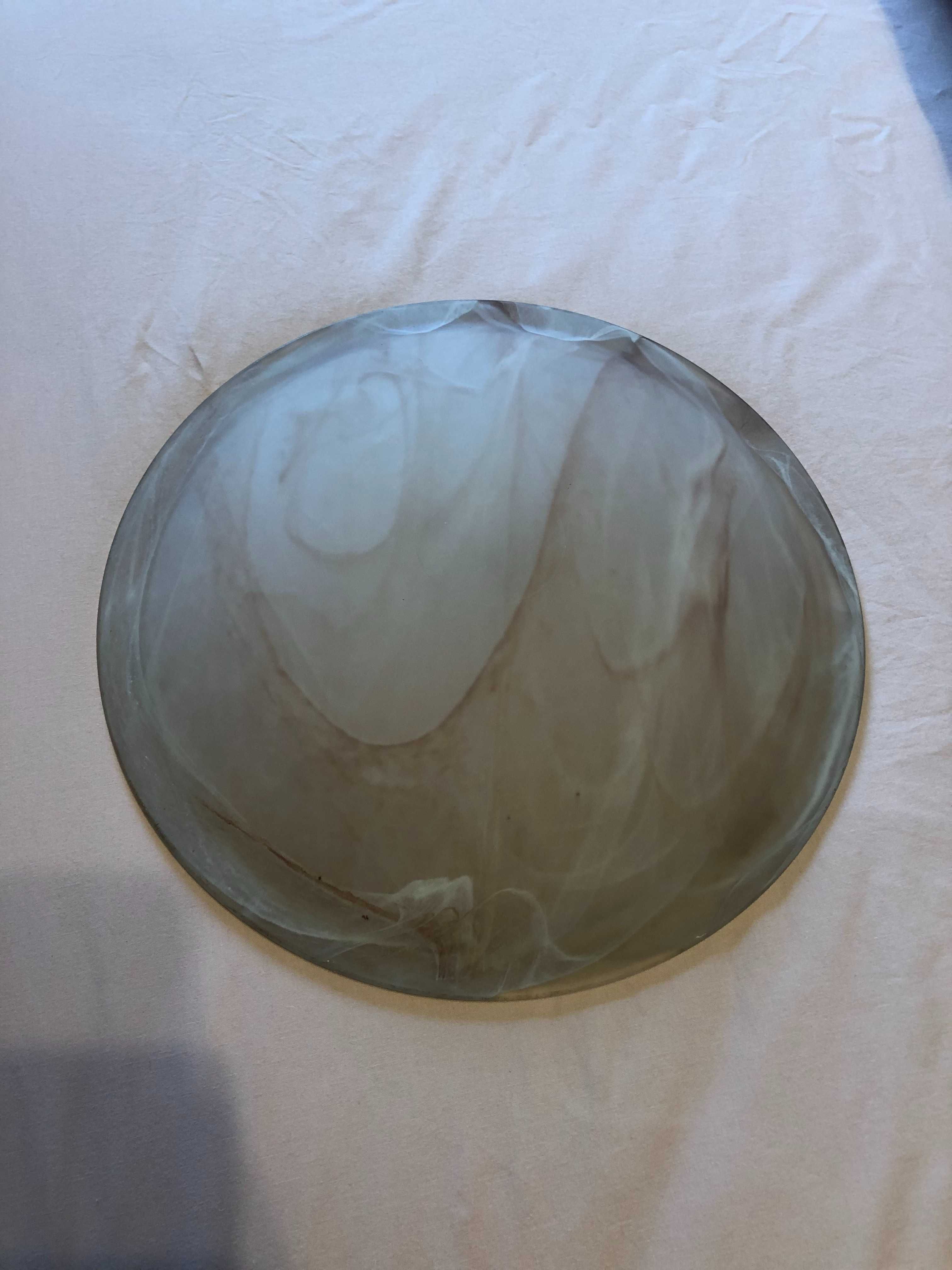 Klosz szklany okrągły do plafonu wrap 30cm