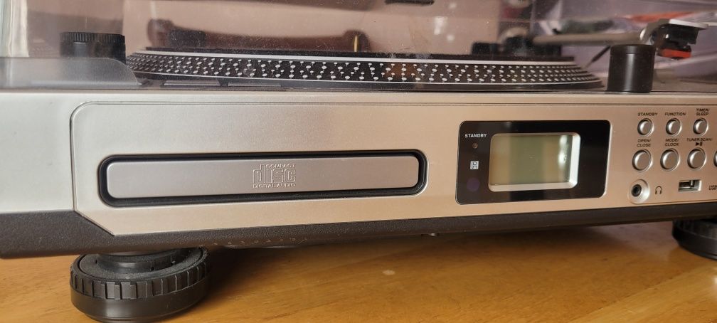 Gramofon AUNA TT-1200 z radiem USB kasety CD