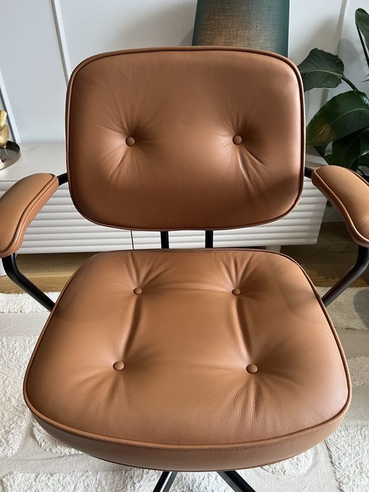 Krzeslo obrotowe Ikea Alefjall złoto-brązowy