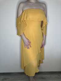 Żółta sukienka M