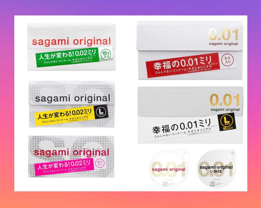 Поліуретанові презервативи Sagami (Сагамі) Original 001 002 + LSIZE