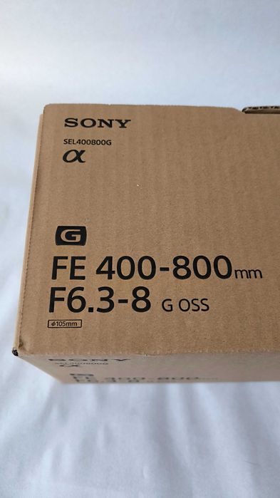 Об'єктив Sony SEL400800G 400-800mm f/6.3-8 G OSS,  Новий!