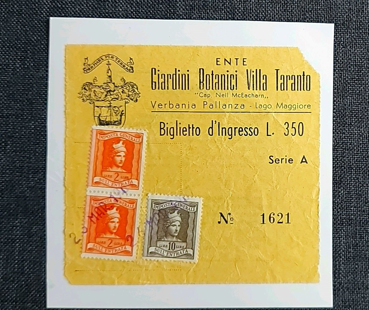 Seria znaczków włoskich 1967 rok