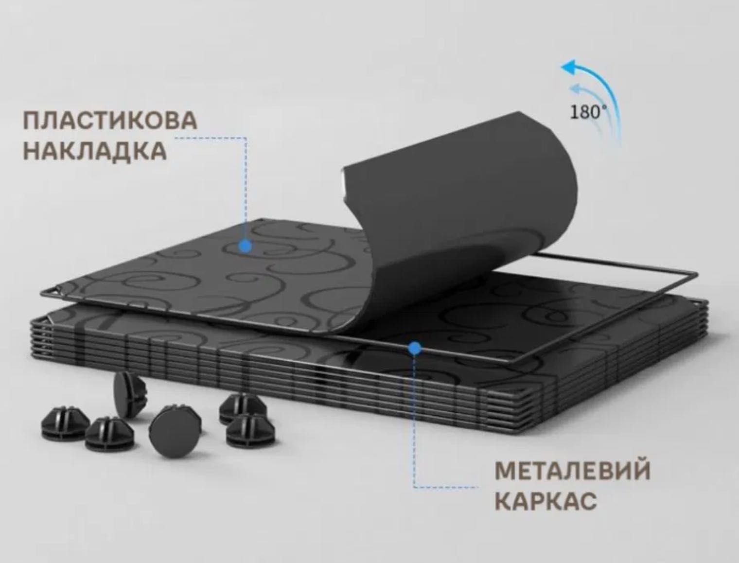 Пластиковый шкаф для одежды и обуви на 16 секций MP 416-102 Черный