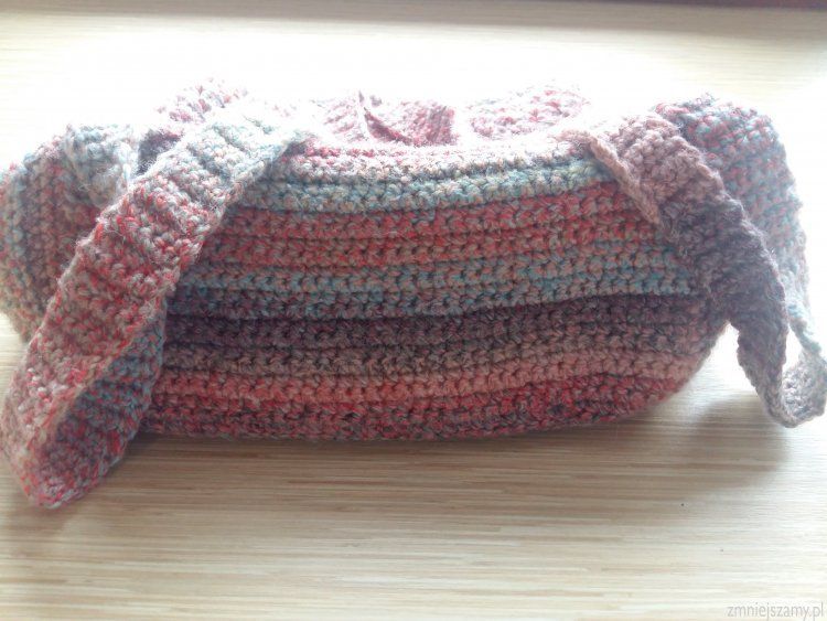 Plecak + portel / kosmetyczka na szydełku