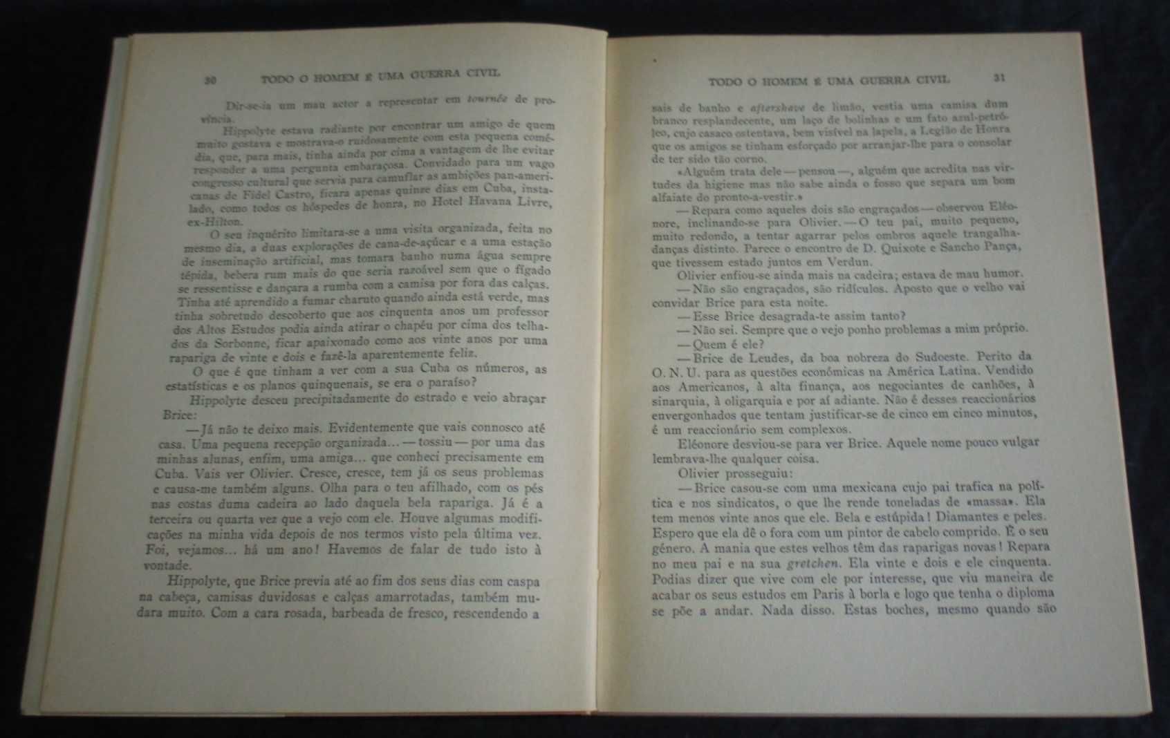 Livro Todo o Homem é uma Guerra Civil Jean Lartéguy