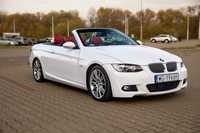 BMW Seria 3 Bmw e93 335i cabrio biały 2009 pełny m-pakiet navi