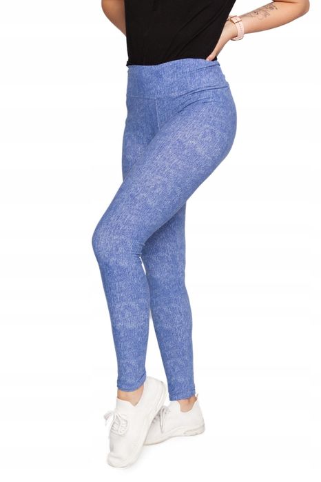 Moraj Legginsy Damskie Wysoki Stan A'la Jeans S/M