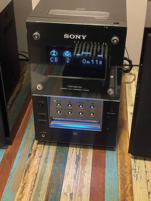 Aparelhagem Sony CMT-MD1 Mini Hi-Fi System Compact MINI DISC minidisc