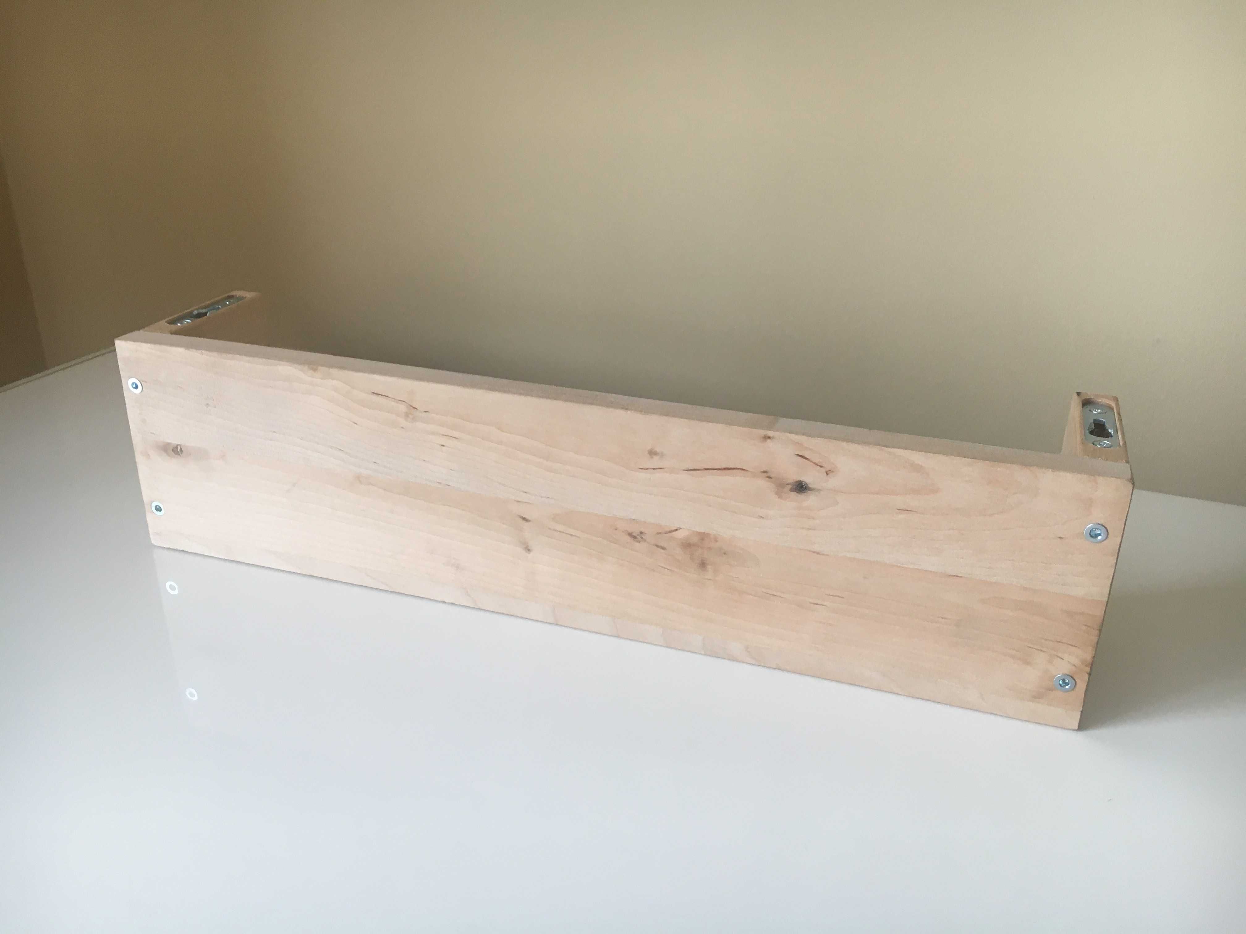 NOWA śliczna półka kuchenna drewniana 40 x 10 cm