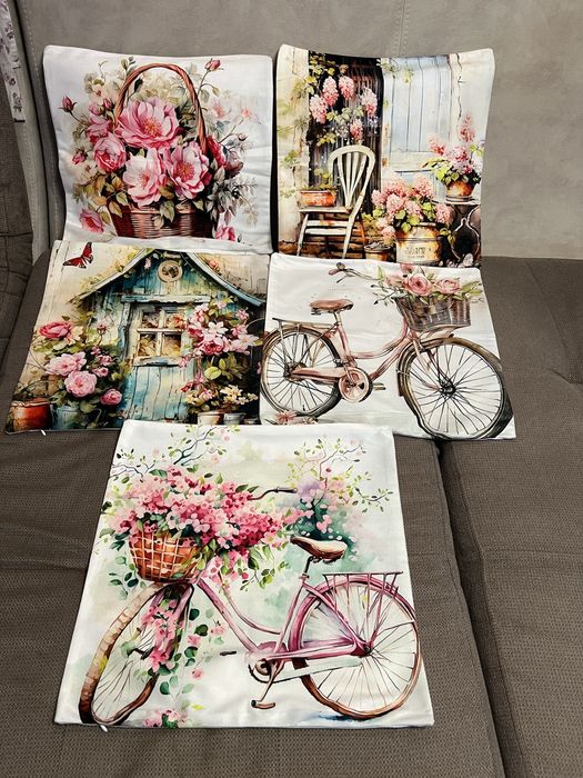 наволочки на подушки  декоративные  в прованском стиле  размер 44х44