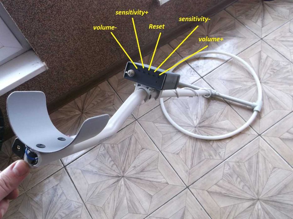Рotężny Wykrywacz metali metalu. Metal Detector Zasieg do 3m