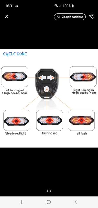 Kierunkowskazy do roweru NOWE