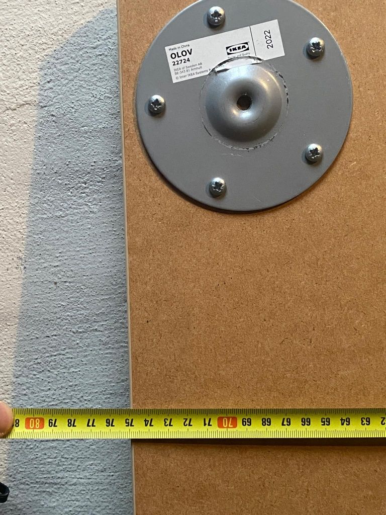 Blat Linnmon ikea z nogami regulowanymi