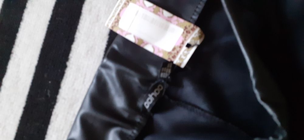 spodnie lateks 46 boohoo