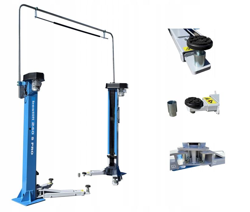 Podnośnik dwukolumnowy śrubowy SYNCHRONICZNY BESTLIFT 240S PRO 4000KG