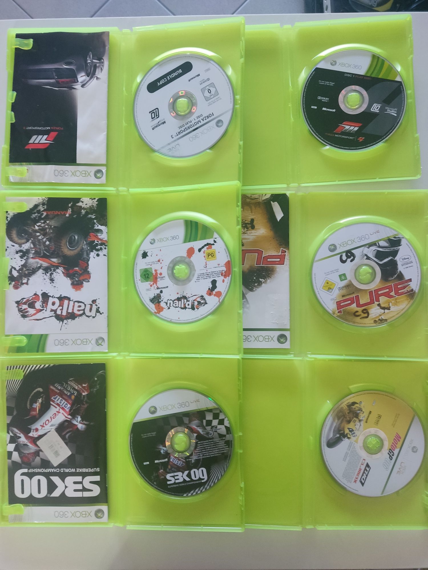 Wyścigi Xbox 360 NFS,Dirt,Forza, PGR,F1,SBK,Naild itd