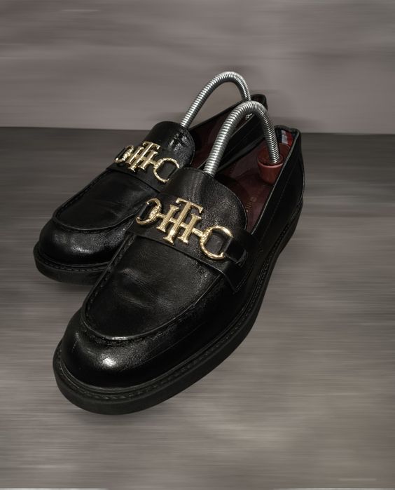 Tommy Hilfiger Loafersy Th Chain Loafer – damskie modne mokasyny 38.5