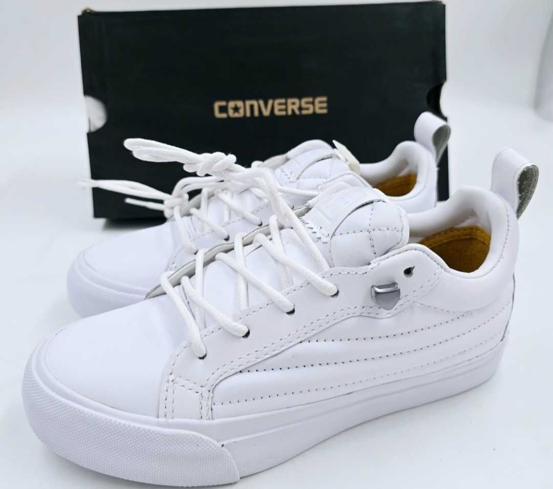 Trampki białe skórzane UNISEX CONVERSE białe  R.35 CO83R
