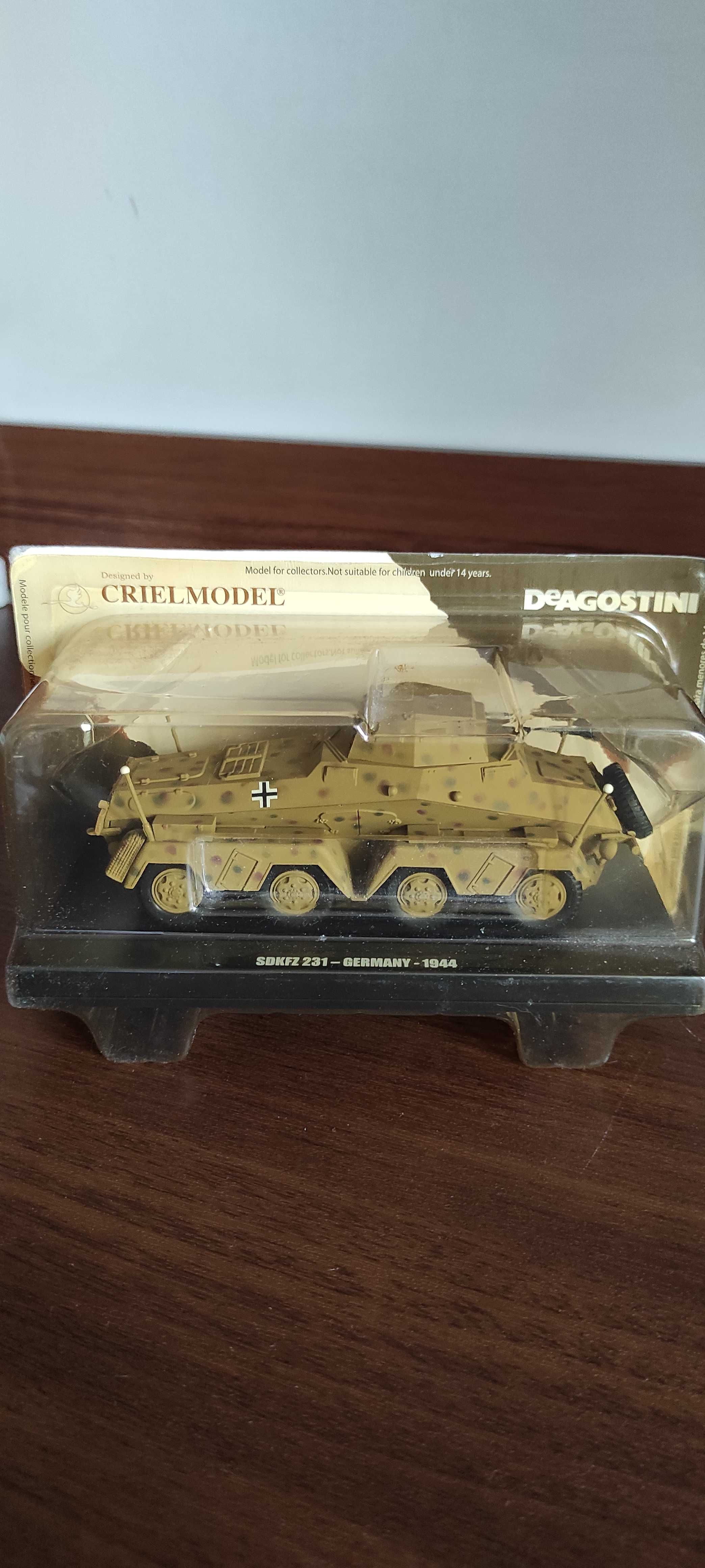 Коллекционные танки 2-ой мировой войны в масштабе 1:72 и 1:43