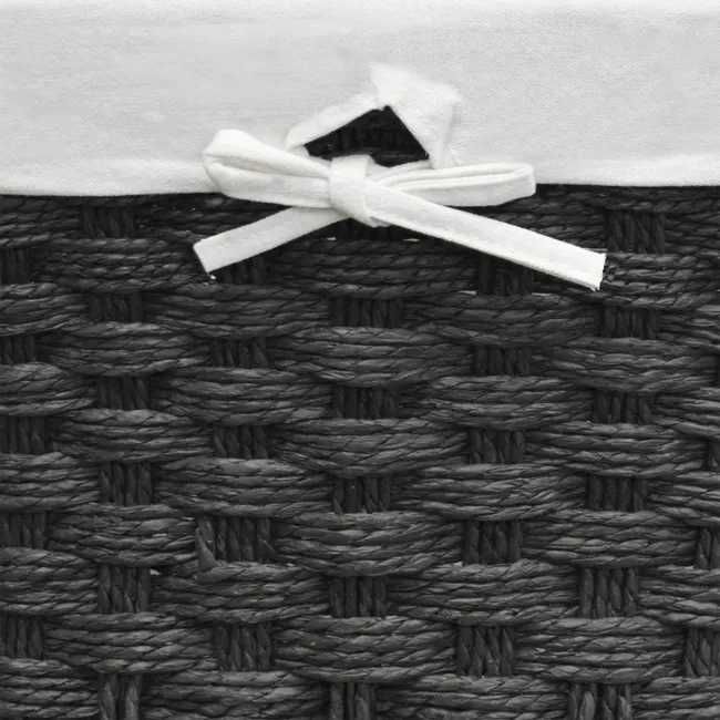 Koszyk łazienkowy Verona 35x24x16 Sepio antracyt rustykalny boho XL