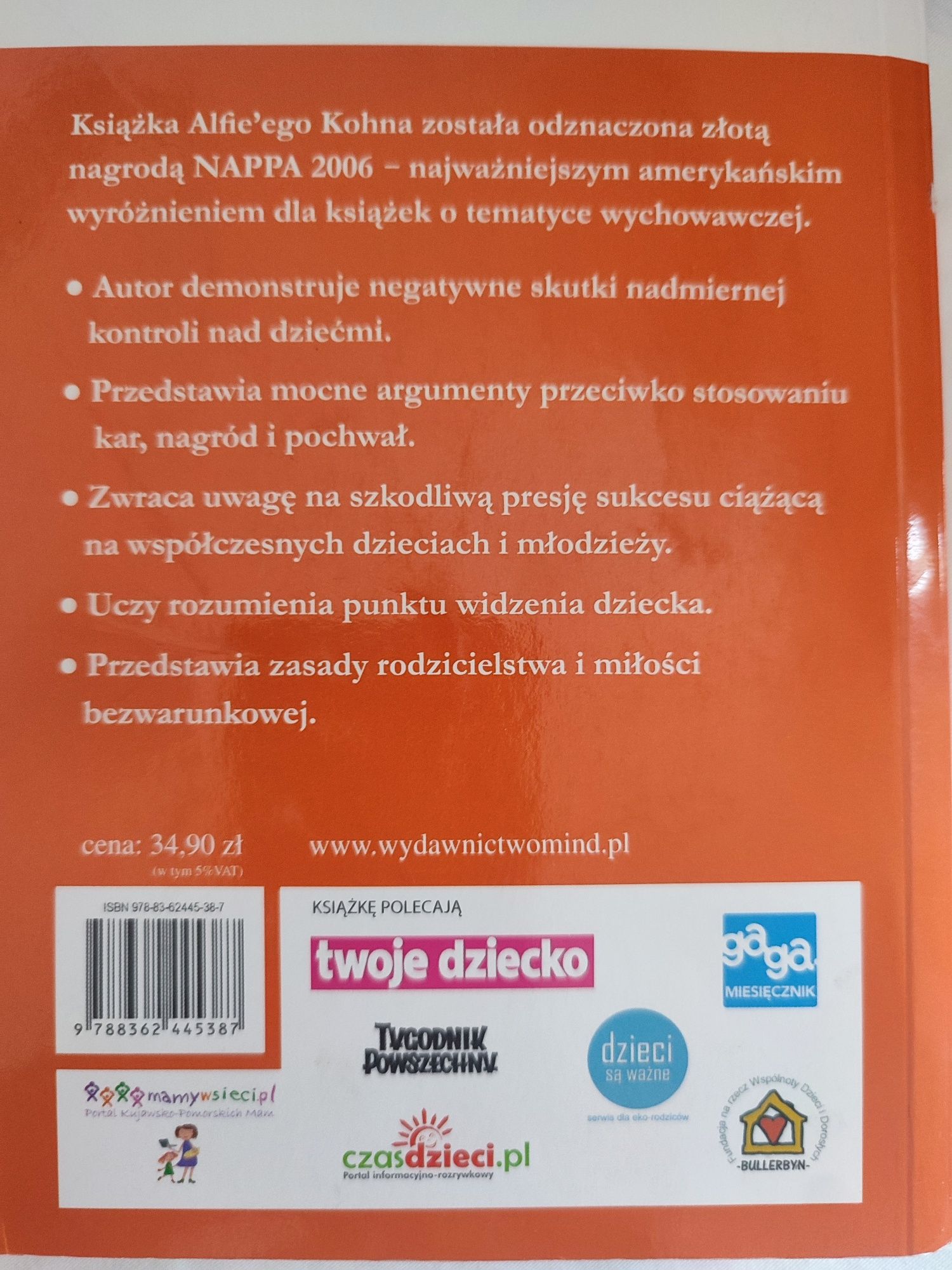 Wychowanie bez nagród i kar. Alfie Kohn