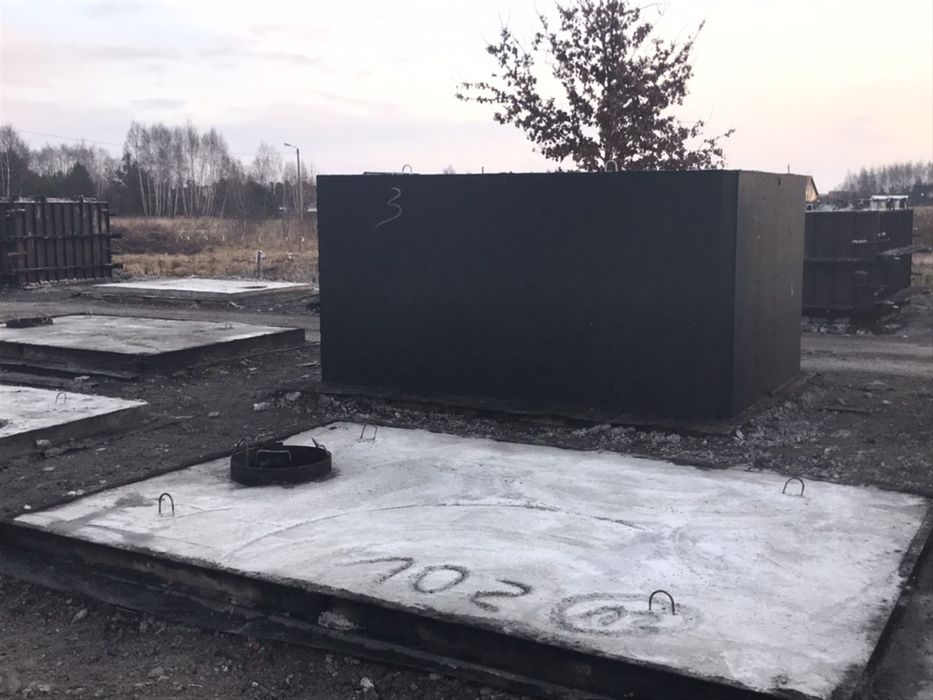 Szambo z płytą zbrojoną pod auto osobowe zbiornik 2m3 na gnój Katowice