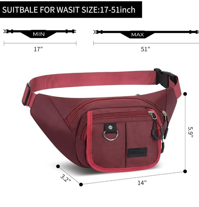 Torba na talię dla mężczyzn i kobiet