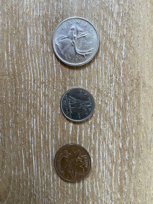 Moedas antigas Brasil, USA, Canada e UK