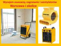 Osuszanie Wynajem osuszacz nagrzewnica wypożyczalnia ozonator zalanie