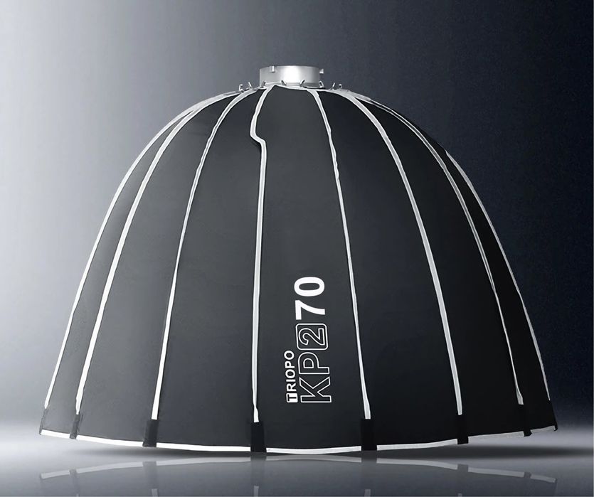 Софтбокс TRIOPO KP2-70 см з сотими, октобокс швидкоскладний, Bowens