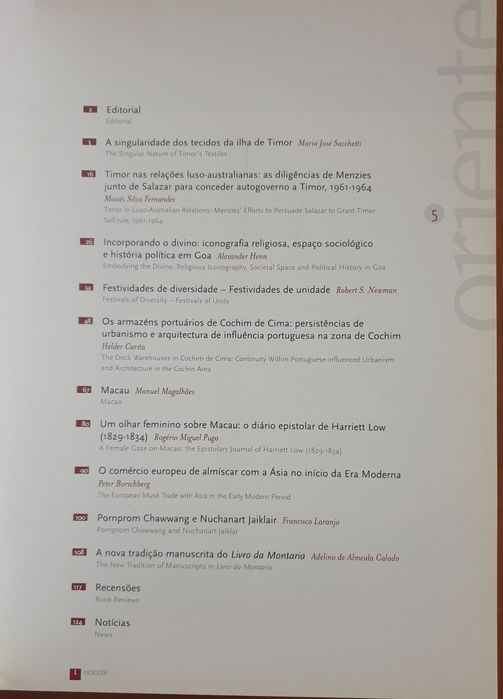 Revista Oriente n⁰ 5