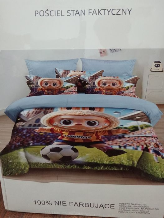 Komplet pościeli Labubu 160cmx200cm.