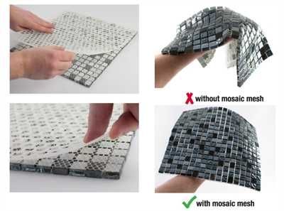 Siatka samoprzylepna do mozaiki Tebo 300 x 300 mm gr. 1,5 mm